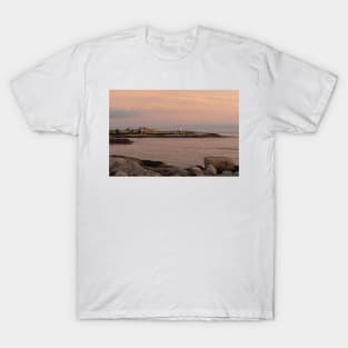 Peggy's Cove lighthouse at sunset T-Shirt